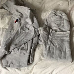 Champion Hoodie & Sweat Pant Set